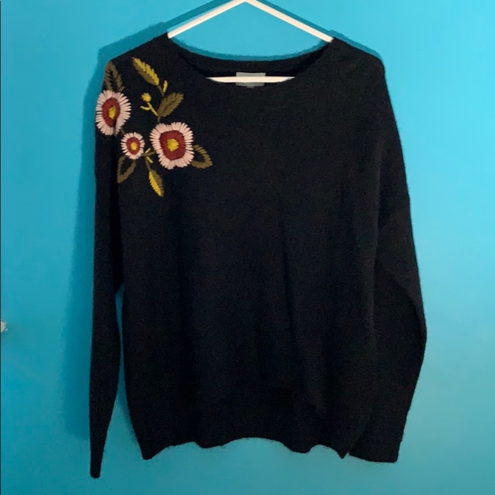 Embroidered sweater